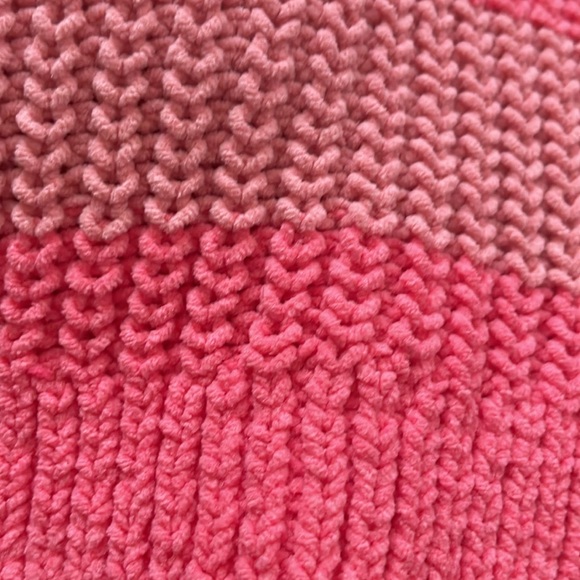 H&M Pink Striped Oversized Cardigan - Picture 3 of 4